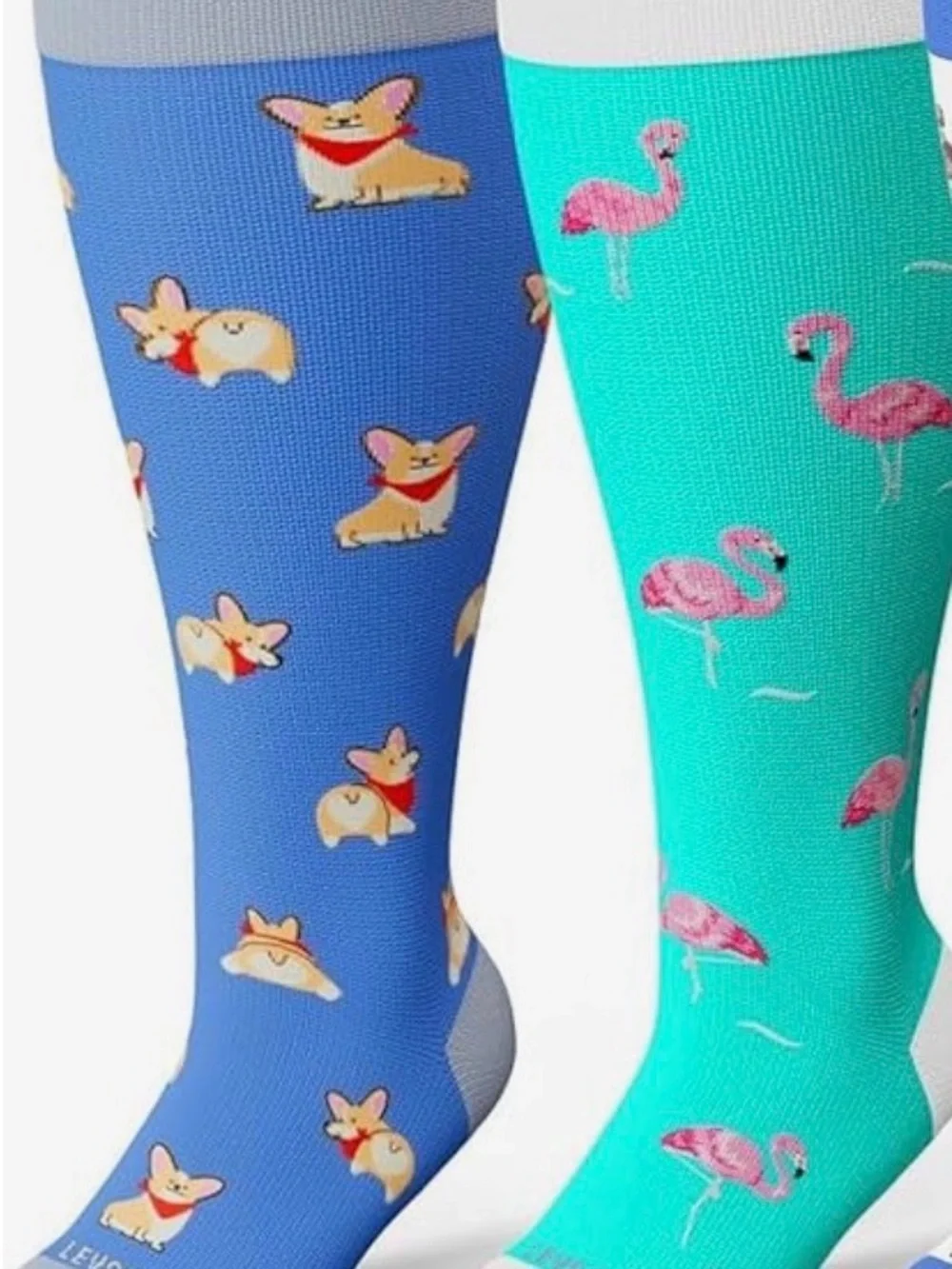 LEVSOX Women's Compression Socks Size Medium, 4 Pairs NWOT